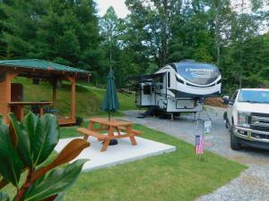 Site #5 (The Squerly Pine) at Deer Springs - Top rated RV Parks in Franklin, NC