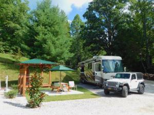 Site #5 (The Squerly Pine) at Deer Springs - Top rated RV Parks in Franklin, NC