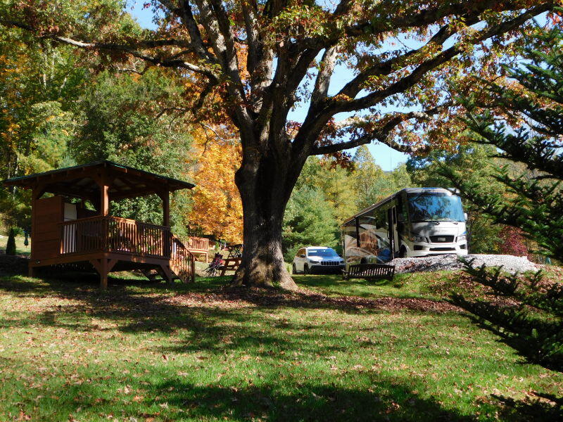 Deer Springs RV Park in the Smoky Mountains near Franklin NC