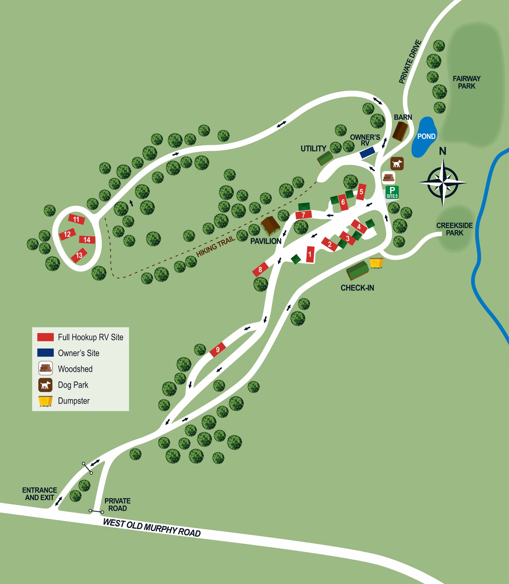 rv campground in Franklin, NC